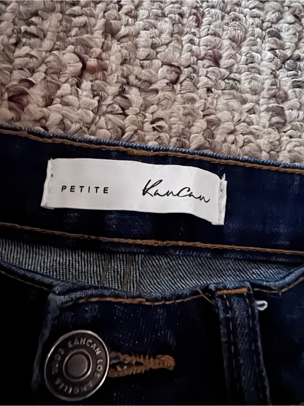 KanCan Petite Flare Dark Wash Jeans Size 3/25